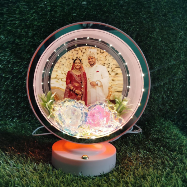 Premium Magic Mirror & Photoframe-Round Shape